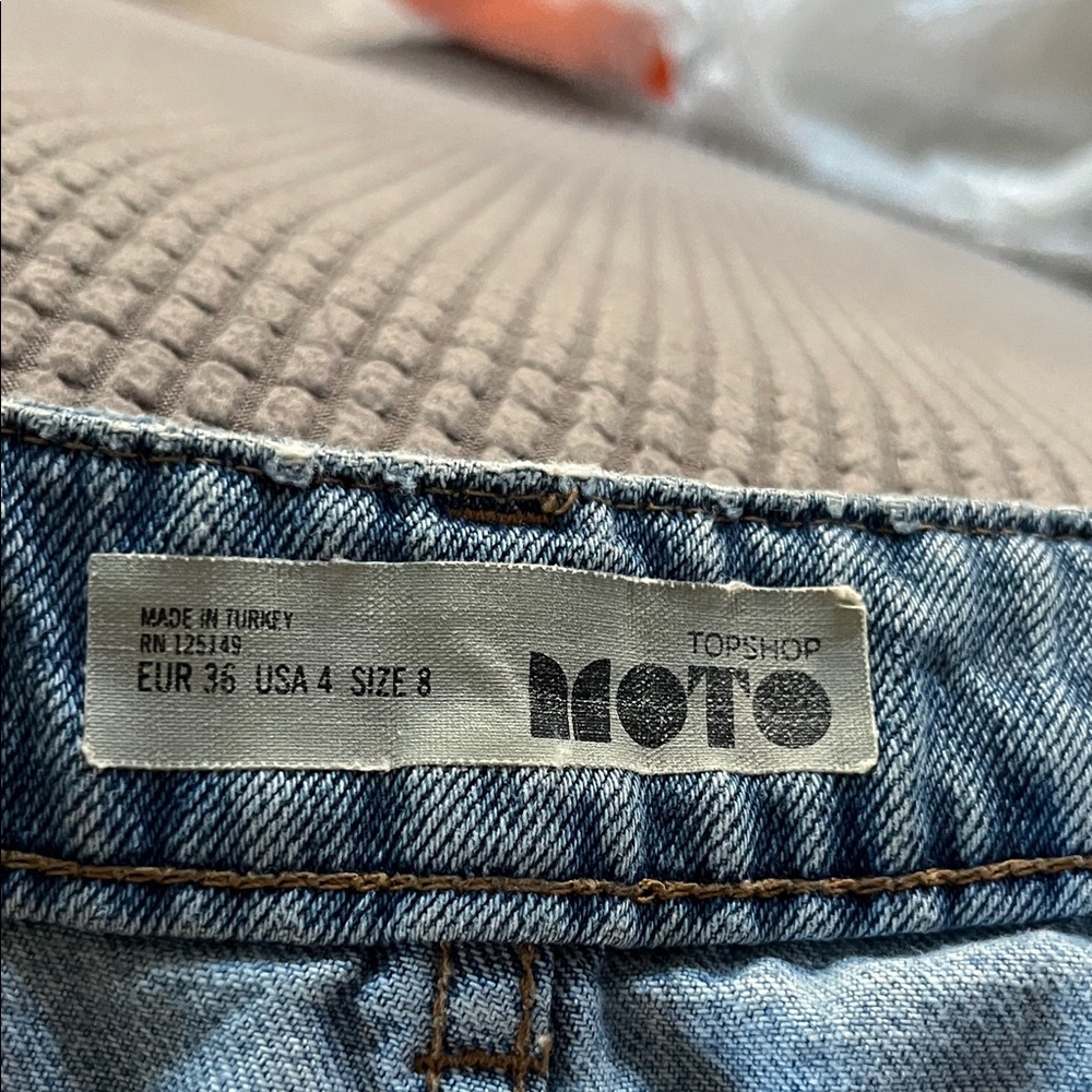 MotoDenim Mini Skirt - Picture 2 of 4